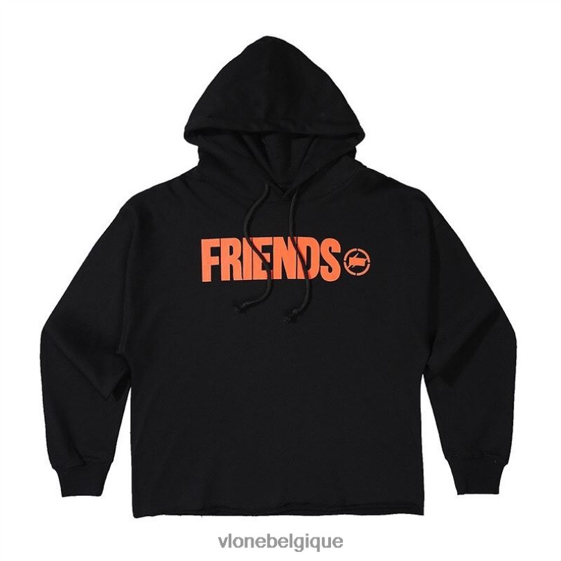 être Vlone Hommes fragment ami agrafe sweat à capuche 6V4D67 haut