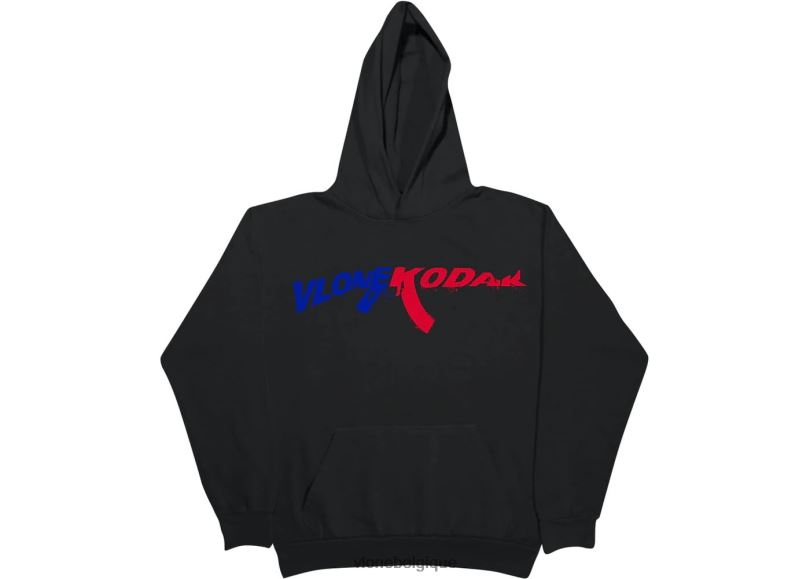 être Vlone Hommes kodak noir 47 sweat à capuche noir 6V4D46 haut