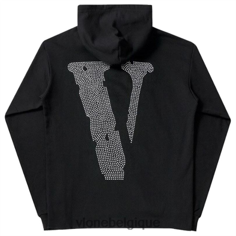 être Vlone Hommes sweat à capuche amis cristal diamant 6V4D34 haut