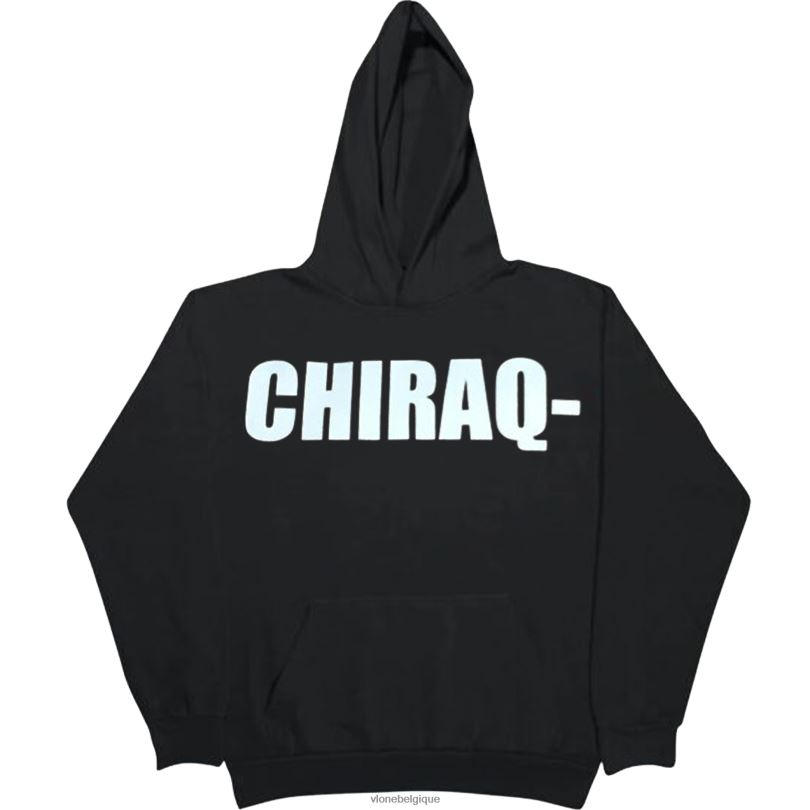 être Vlone Hommes sweat à capuche chicago chiraq noir 6V4D44 haut