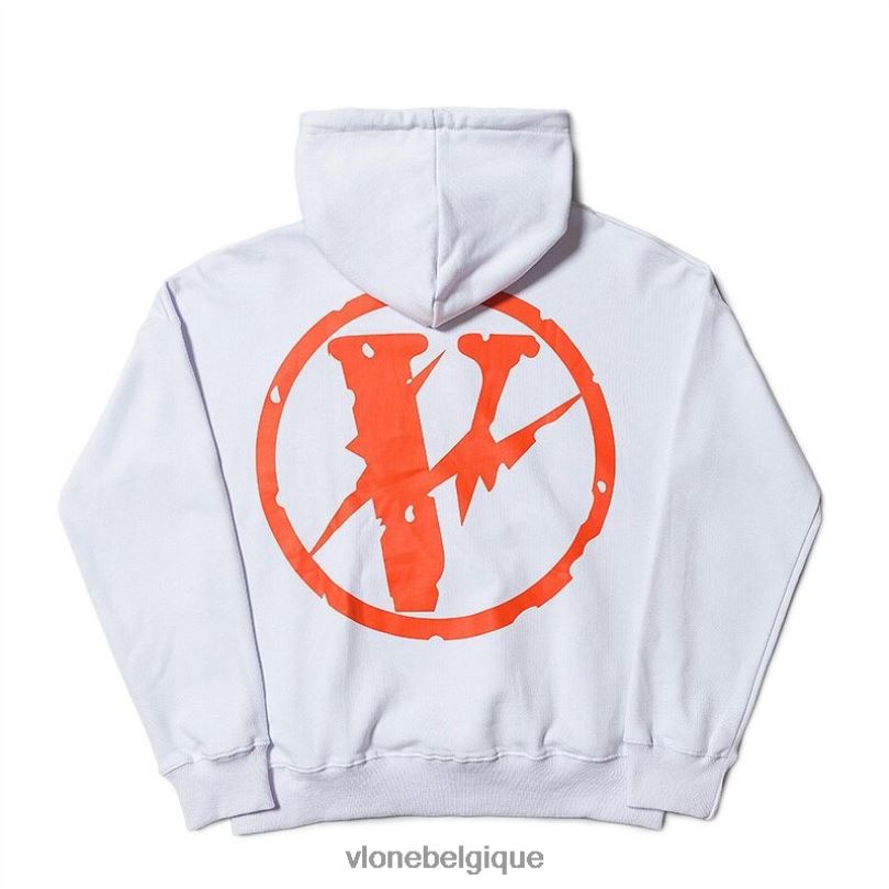 être Vlone Hommes sweat à capuche fragment agrafe 6V4D75 haut