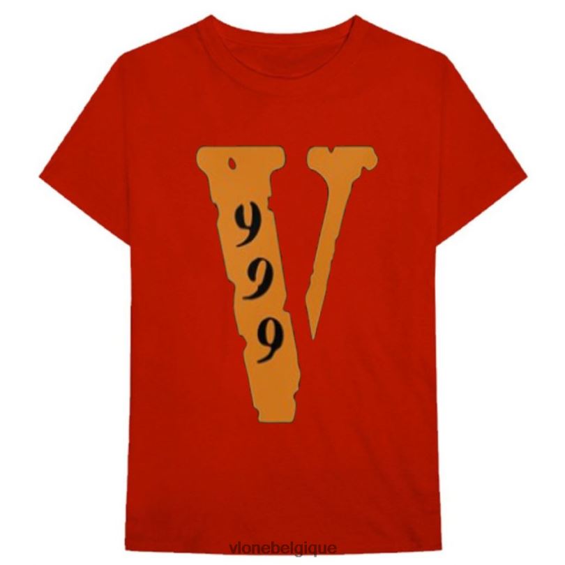 être Vlone Hommes 999 t-shirt partout 6V4D306 haut