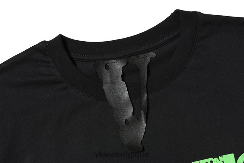 être Vlone Hommes T-shirt Roots Picnic noir 6V4D251 haut