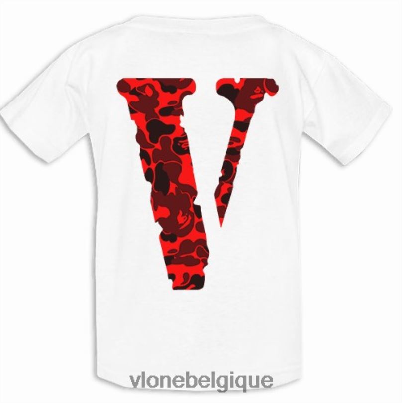 être Vlone Hommes chemise ami camouflage 6V4D314 haut