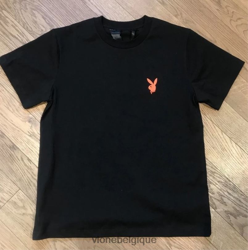 être Vlone Hommes chemise v visage de lapin playboy 6V4D320 haut