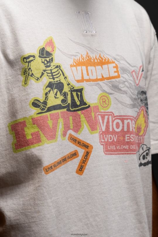 être Vlone Hommes construit un t-shirt 6V4D107 haut