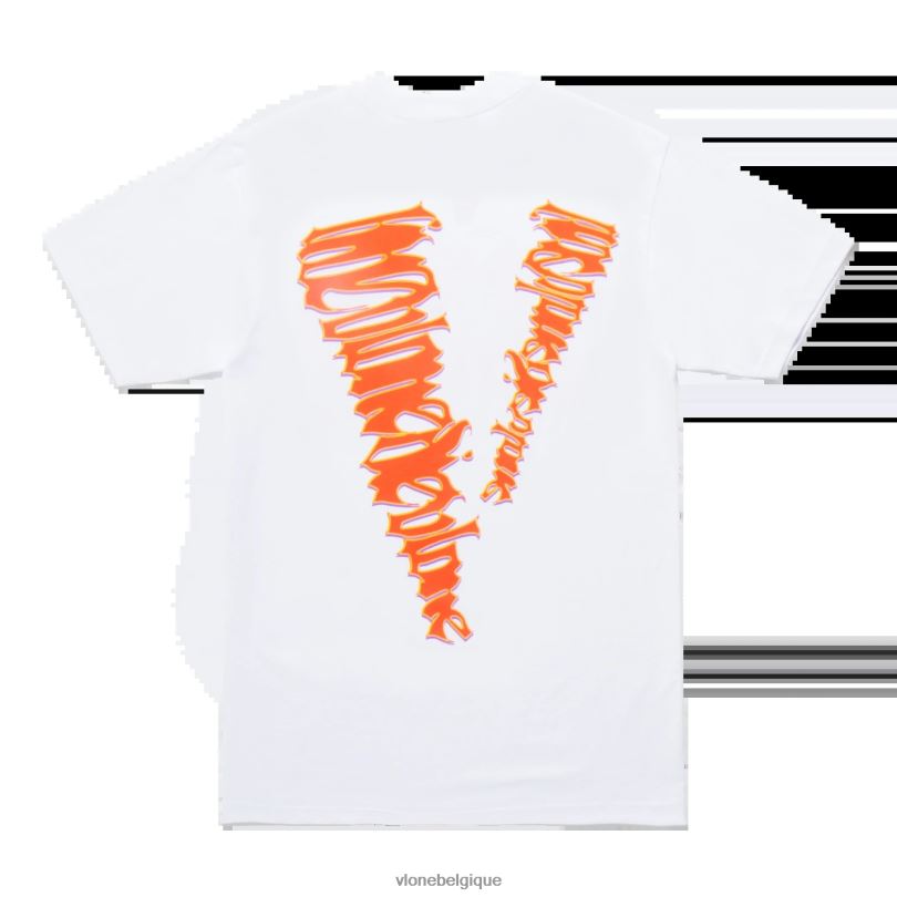 être Vlone Hommes juice wrld lumin tee blanc 6V4D118 haut