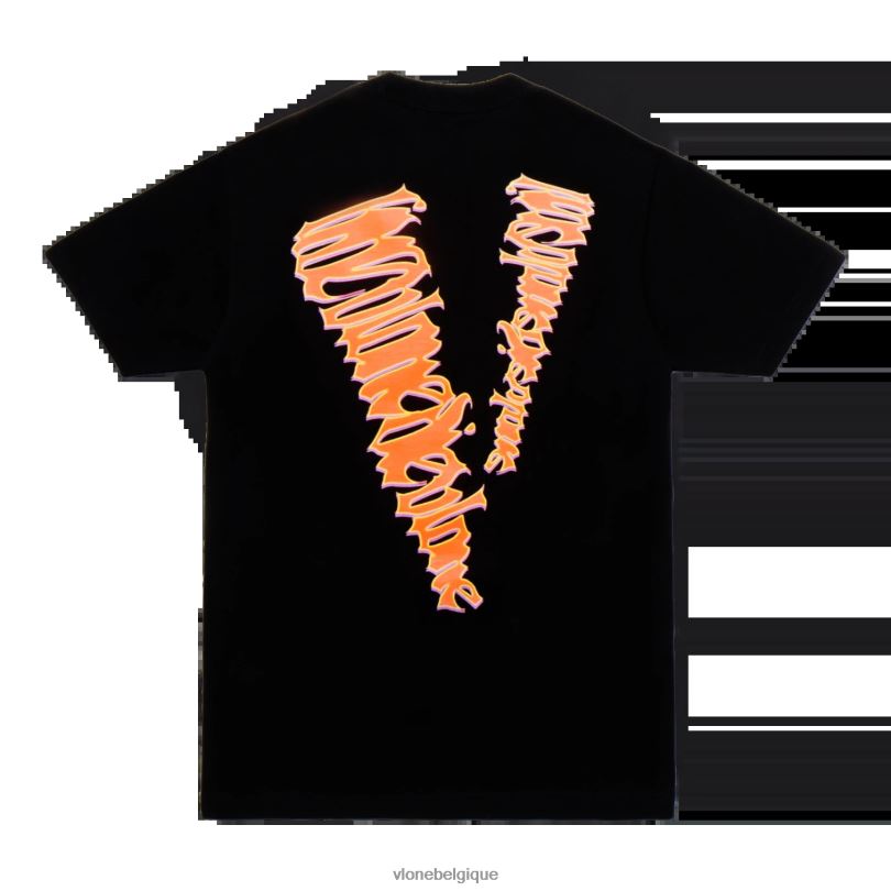 être Vlone Hommes juice wrld lumin tee noir 6V4D119 haut