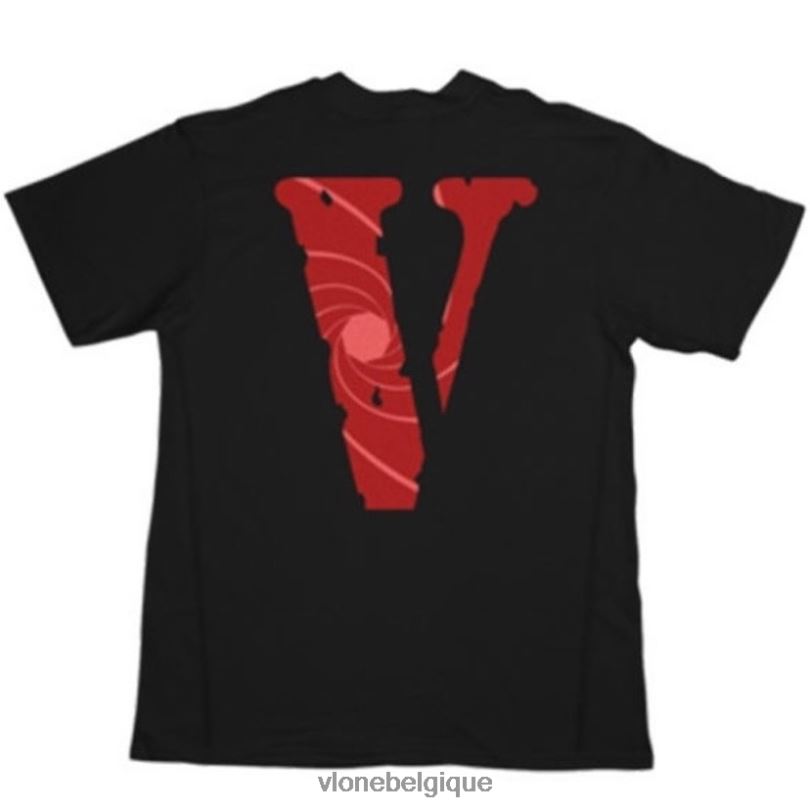 être Vlone Hommes miami vice t-shirt noir 6V4D219 haut