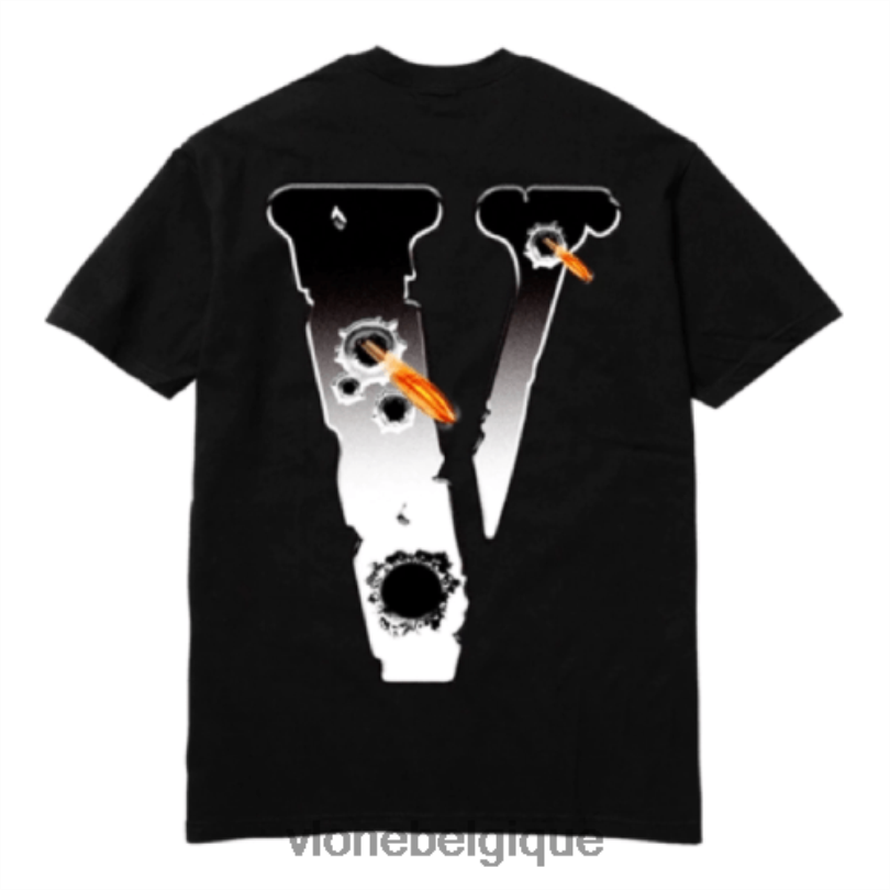 être Vlone Hommes pop smoke hawk em' tee 6V4D309 haut