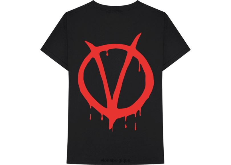 être Vlone Hommes t-shirt Nava Vendetta 6V4D334 haut