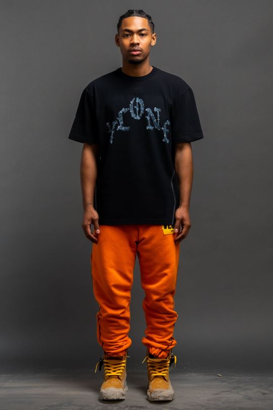 être Vlone Hommes t-shirt boîte à outils noir 6V4D106 haut