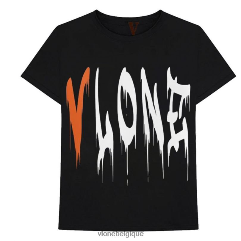 être Vlone Hommes t-shirt chute de sang 6V4D277 haut