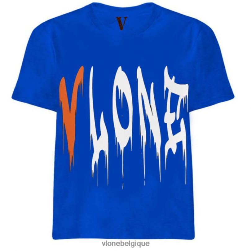 être Vlone Hommes t-shirt chute de sang 6V4D277 haut