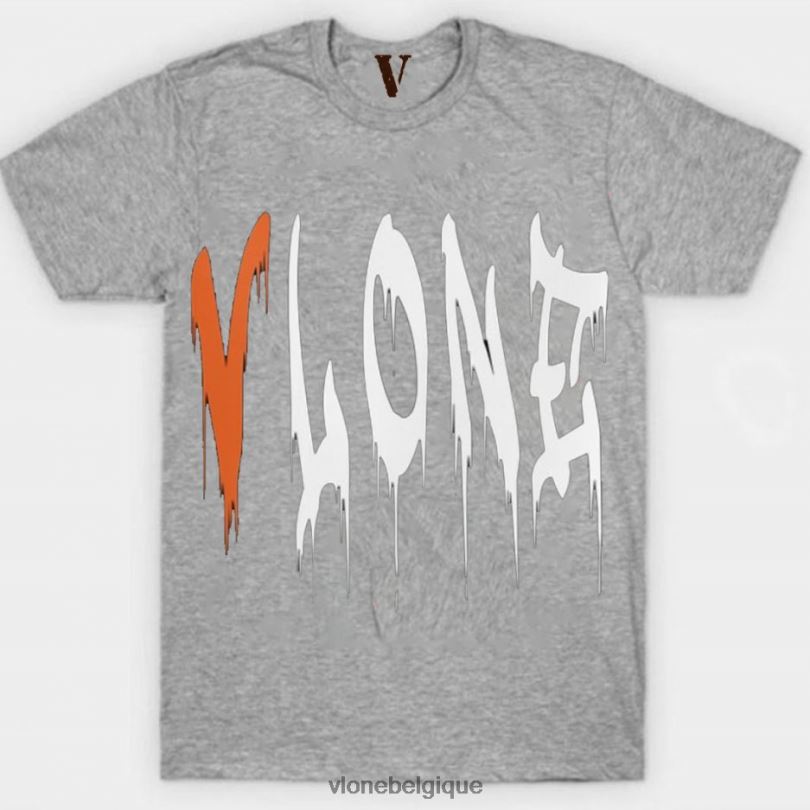 être Vlone Hommes t-shirt chute de sang 6V4D277 haut