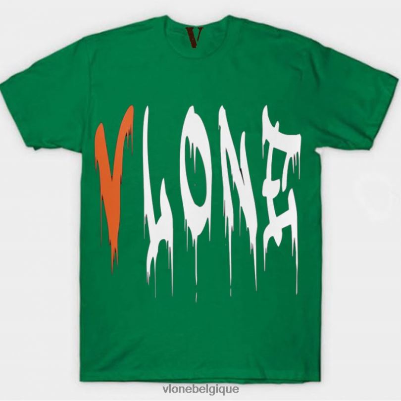 être Vlone Hommes t-shirt chute de sang 6V4D277 haut