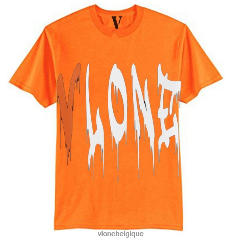 être Vlone Hommes t-shirt chute de sang 6V4D277 haut