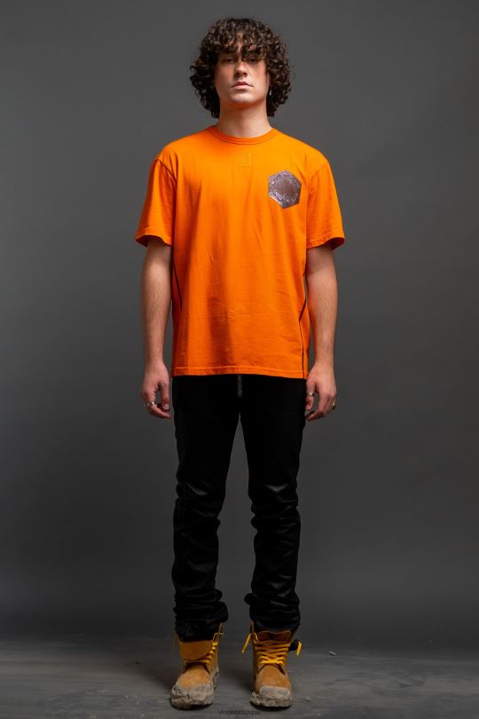 être Vlone Hommes t-shirt de fournitures rouillées 6V4D110 haut