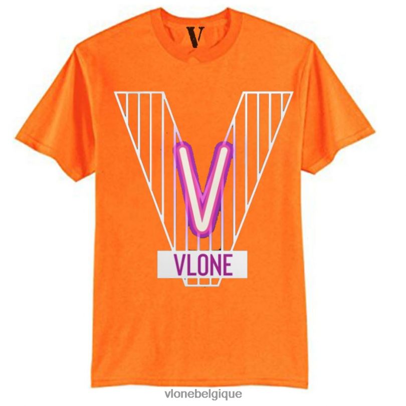 être Vlone Hommes t-shirt feu de chalet 6V4D274 haut