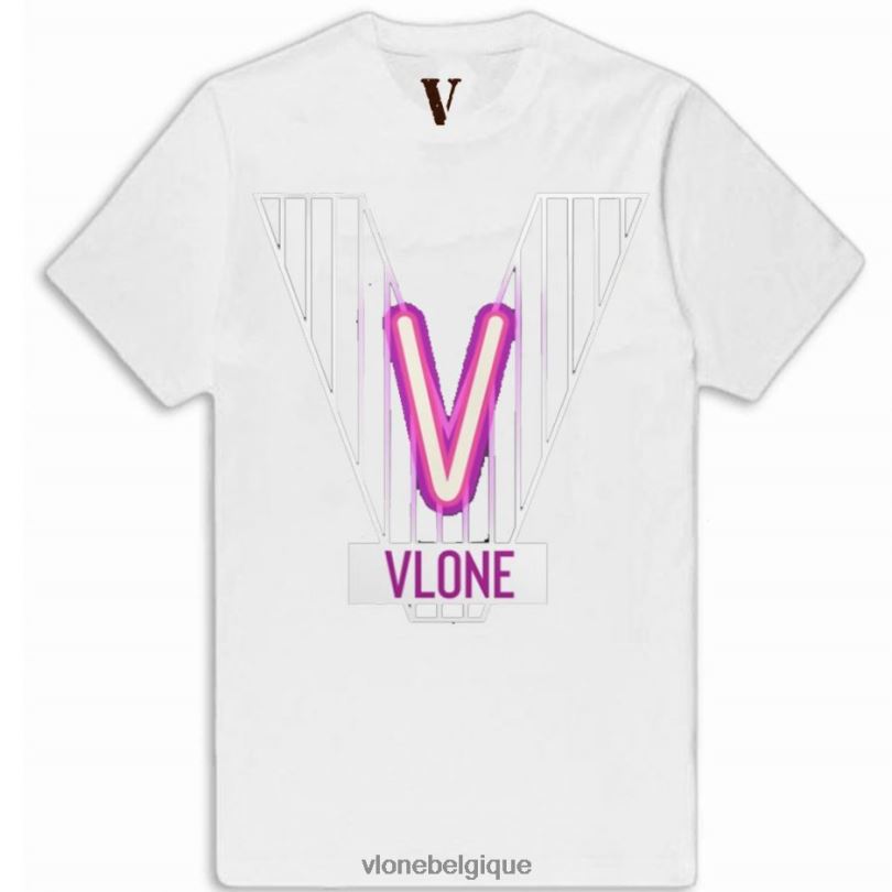 être Vlone Hommes t-shirt feu de chalet 6V4D274 haut