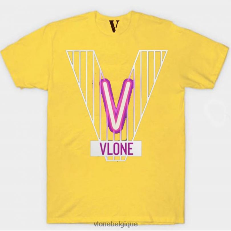 être Vlone Hommes t-shirt feu de chalet 6V4D274 haut