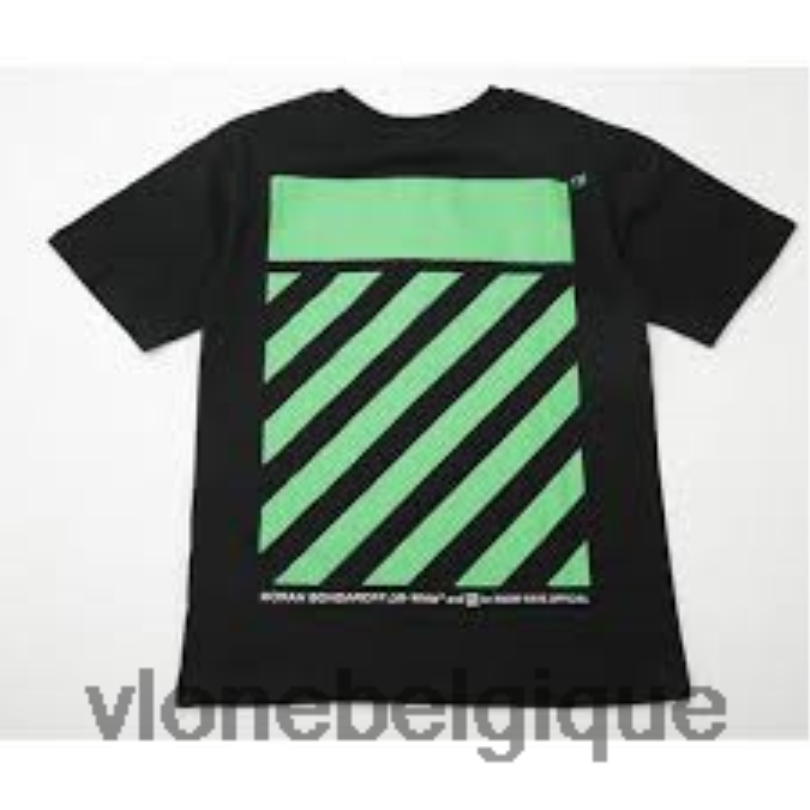 être Vlone Hommes t-shirt haut de gamme à rayures 6V4D356 haut