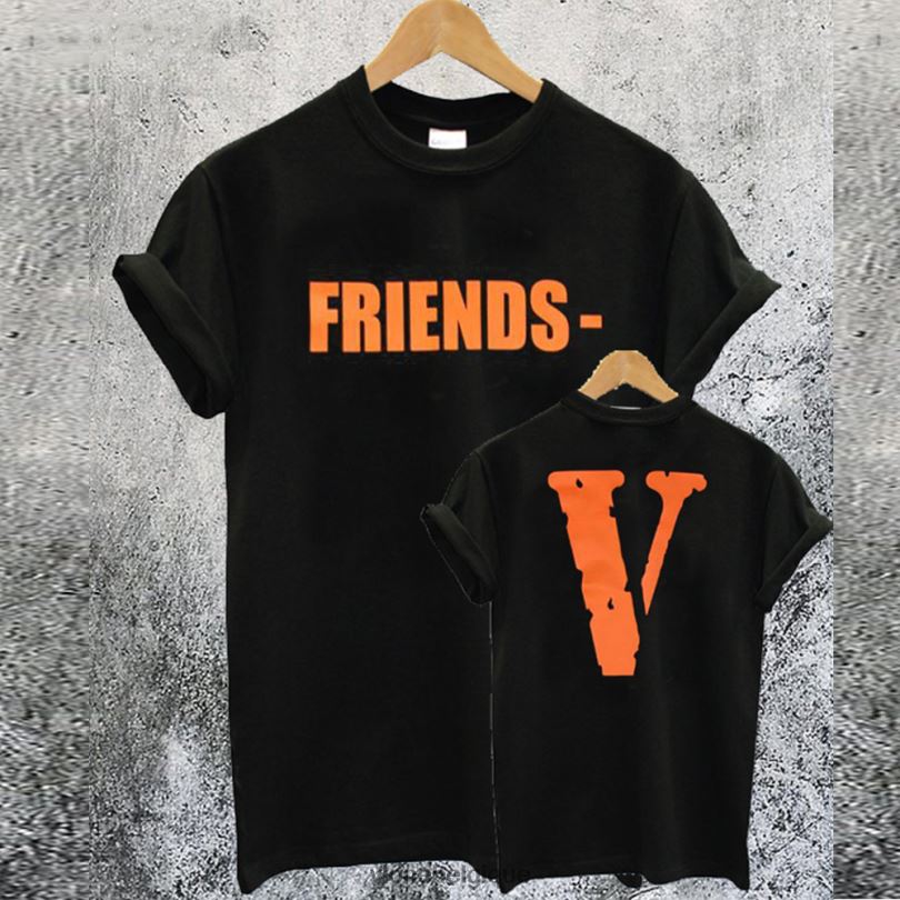 être Vlone Hommes t-shirt imprimé amis 6V4D366 haut