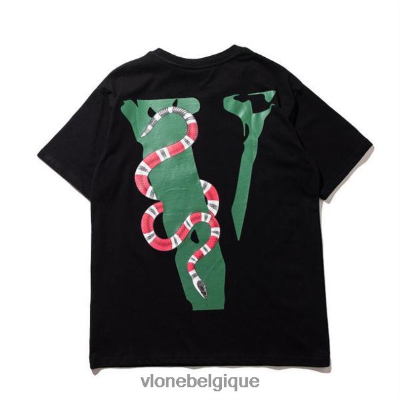 être Vlone Hommes t-shirt imprimé serpent Friends 6V4D363 haut