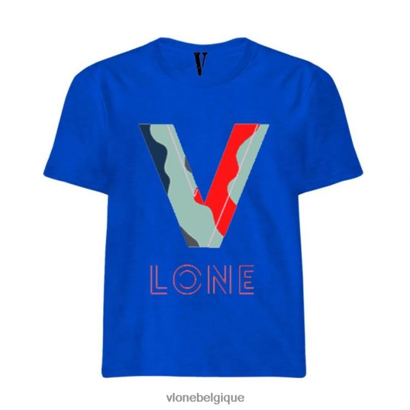 être Vlone Hommes t-shirt à motif camouflage 6V4D290 haut