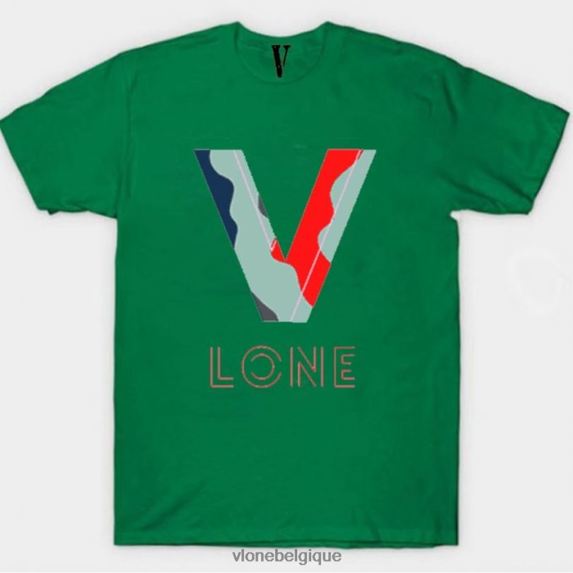 être Vlone Hommes t-shirt à motif camouflage 6V4D290 haut