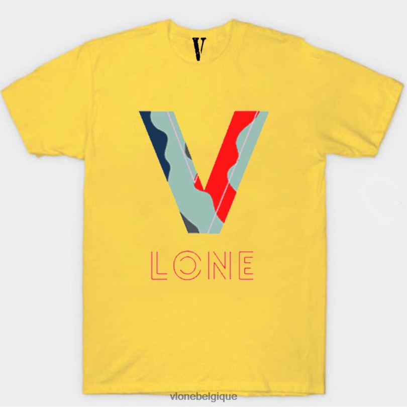 être Vlone Hommes t-shirt à motif camouflage 6V4D313 haut