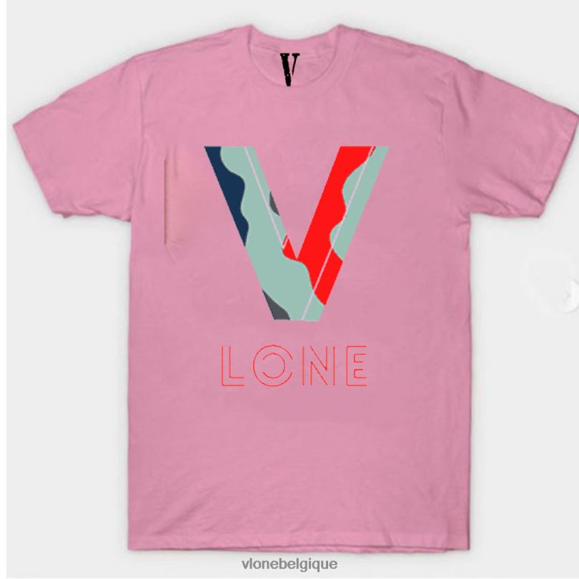 être Vlone Hommes t-shirt à motif camouflage 6V4D313 haut