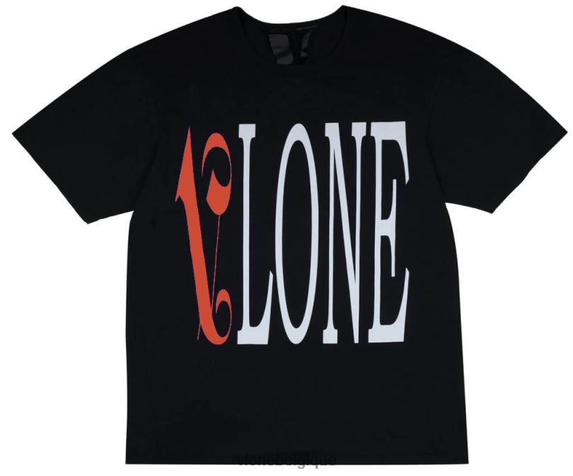 être Vlone Hommes t-shirt palm angels rouge/noir 6V4D186 haut