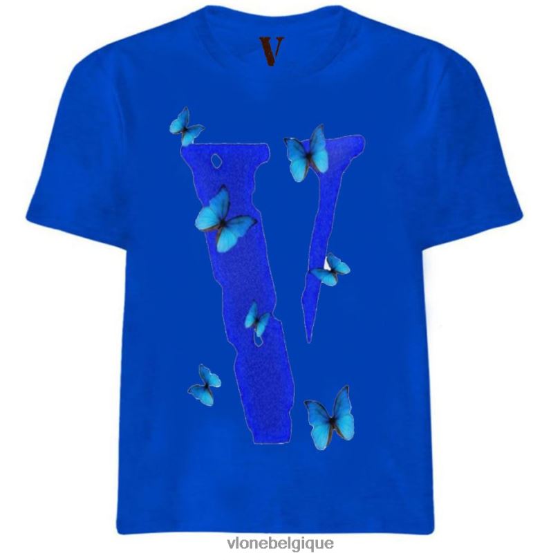 être Vlone Hommes t-shirt papillon Juice Wrld 6V4D159 haut