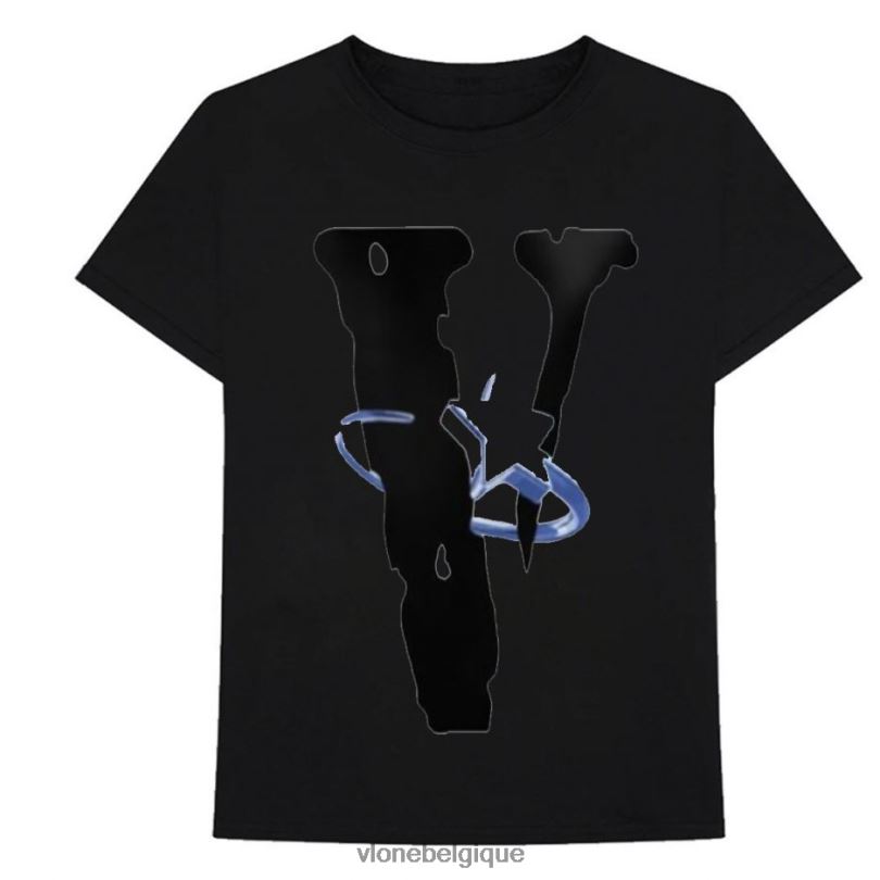 être Vlone Hommes t-shirt pop fumée 6V4D302 haut