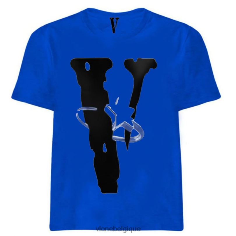 être Vlone Hommes t-shirt pop fumée 6V4D302 haut