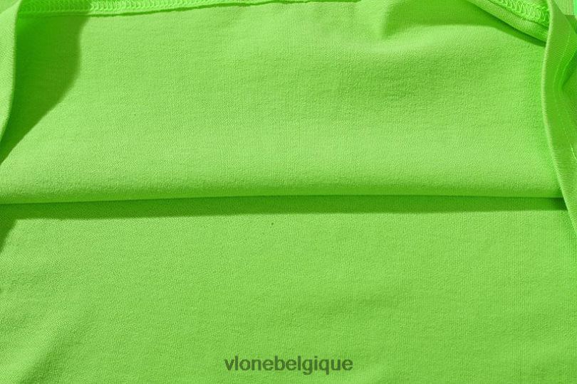 être Vlone Hommes t-shirt promevd vert 6V4D247 haut