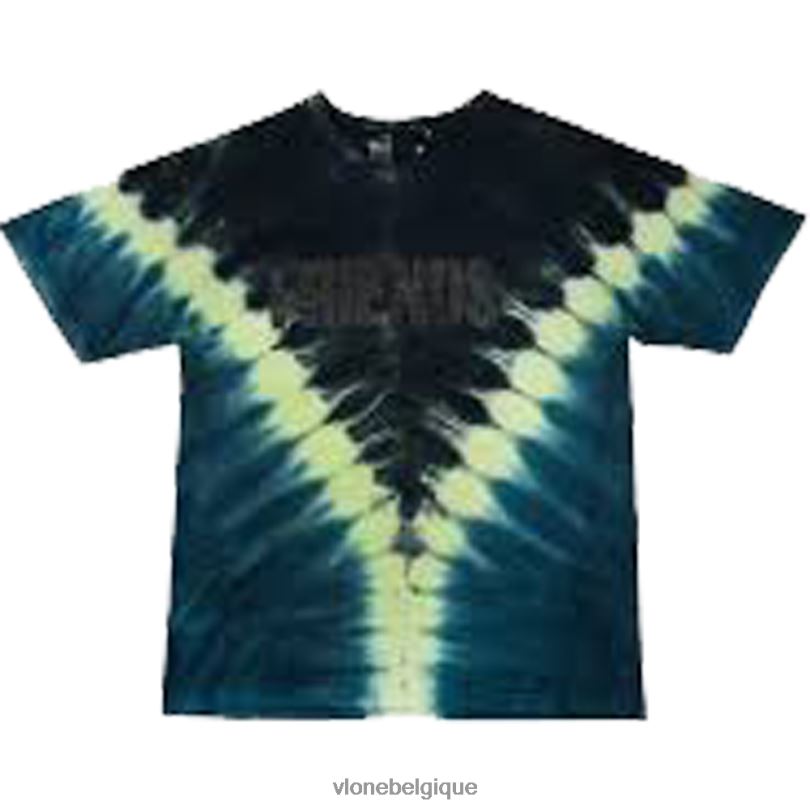 être Vlone Hommes t-shirt tie-dye 6V4D353 haut