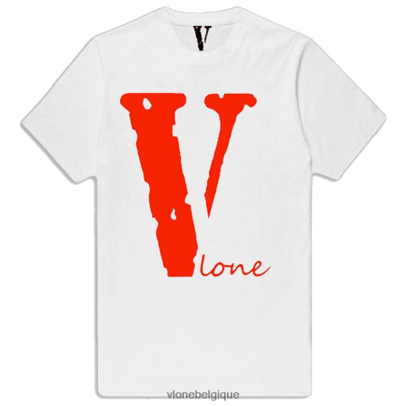 être Vlone Hommes t-shirt v solitaire 6V4D316 haut