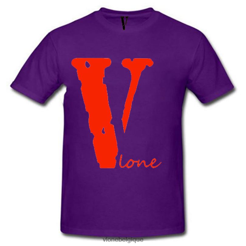 être Vlone Hommes t-shirt v solitaire 6V4D316 haut