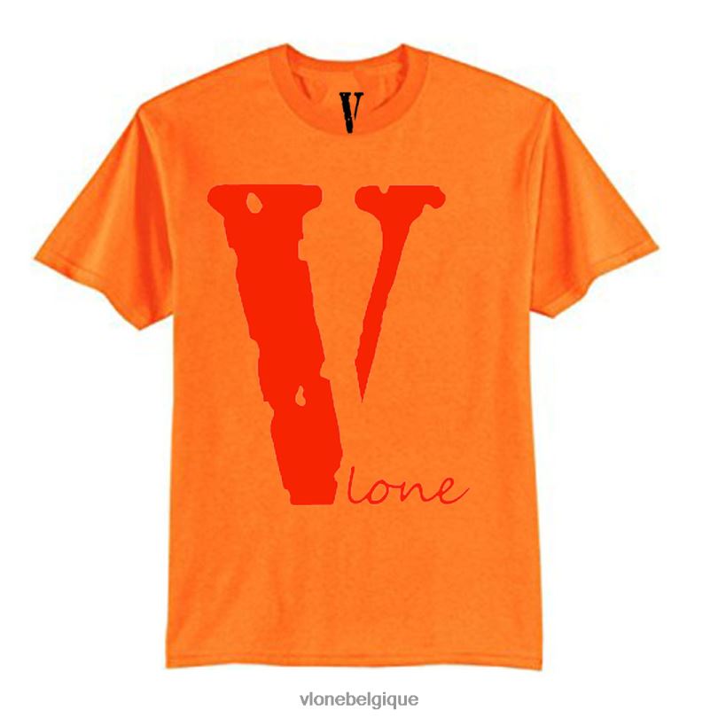 être Vlone Hommes t-shirt v solitaire 6V4D316 haut