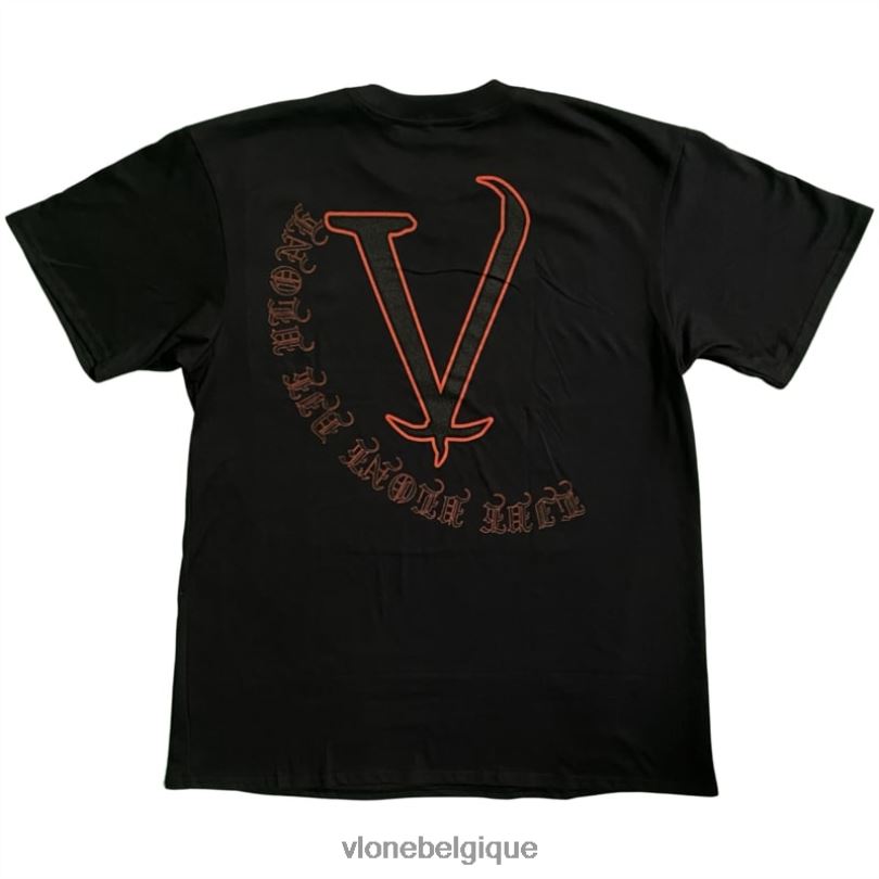 être Vlone Hommes tee-shirt graphique gothique sulfureux 6V4D264 haut