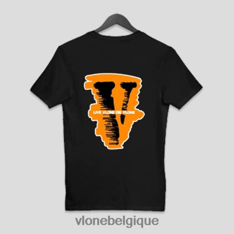 être Vlone Hommes vivre mourir t-shirt 6V4D307 haut