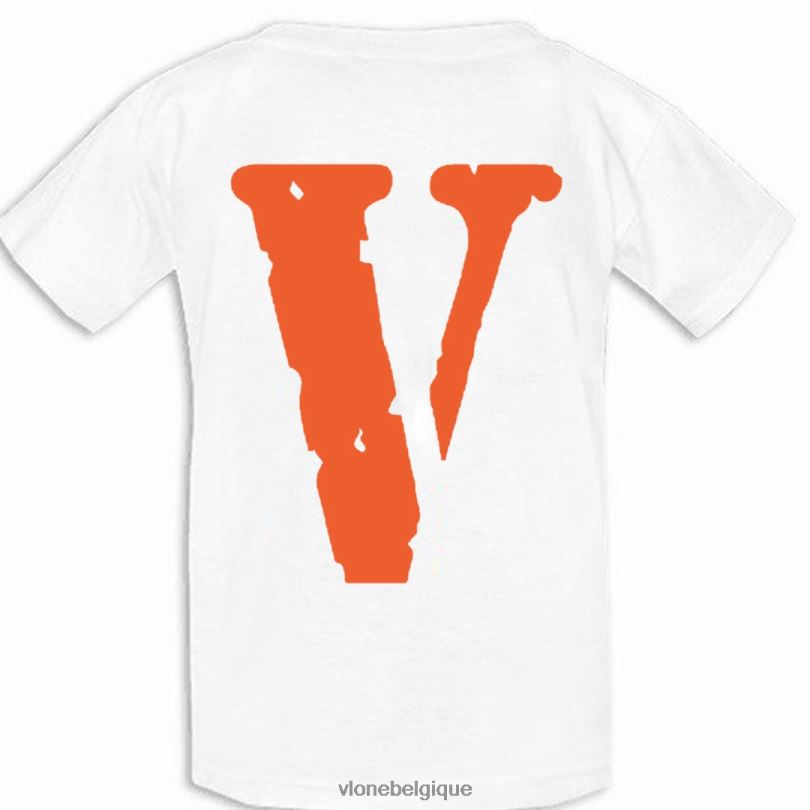 être Vlone Hommes vivre mourir t shirt blanc 6V4D184 haut